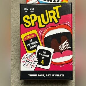 NWT Splurt - think fast, say it first - 2-8 players